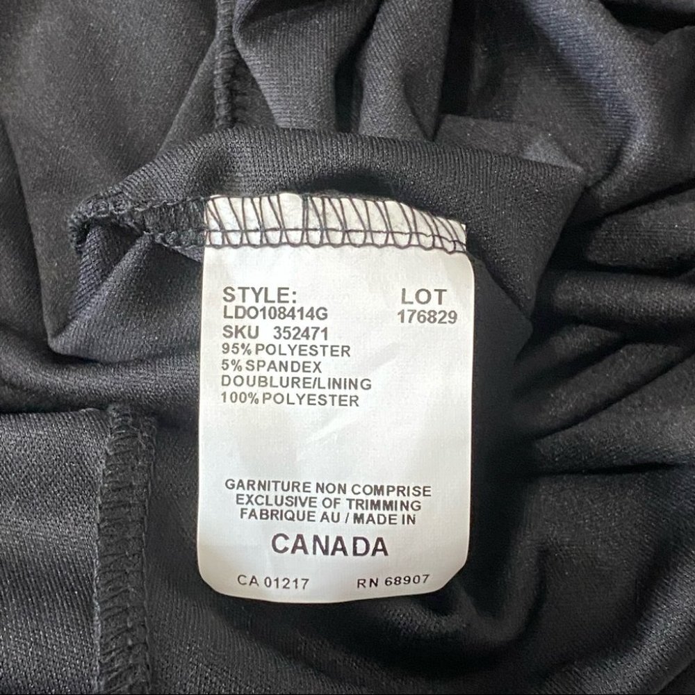 SOLD | NWT Le Chateau Little Black Halter Bodycon Dress - Picture 12 of 15